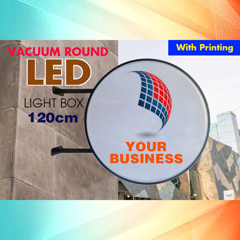 120cm Vacuum Round LED Light box